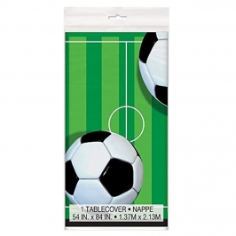 Mantel Plástico Rectangular Fútbol 3D