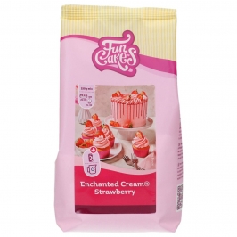 Mezcla FunCakes Enchanted Cream fresa 450g para decorar tartas