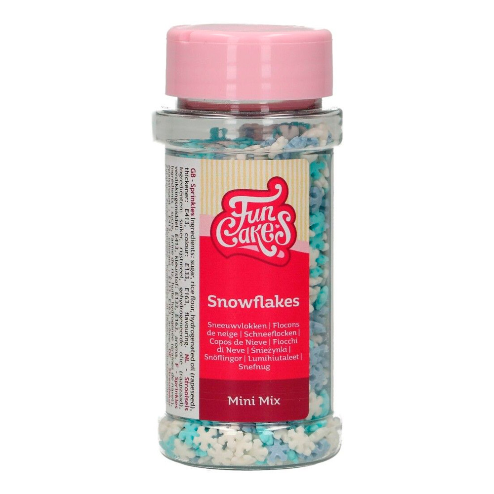 Sprinkles Copo de Nieve Purpurina Azul FunCakes
