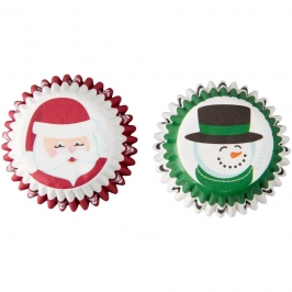 Mini Cápsulas Santa Claus y Muñeco de Nieve