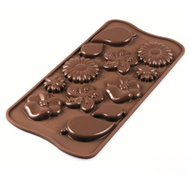 Molde para Chocolate Garden