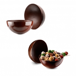 Molde Policarbonato Magnético Esfera Chocolate 3D