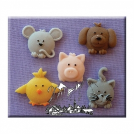 Molde de Silicona Cute Animals