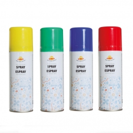 Spray de Serpentina Surtidos - 4 uds