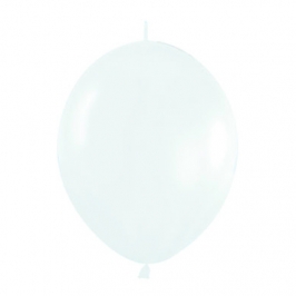Pack de 25 Globos Linkoloon Blancos 30 cm
