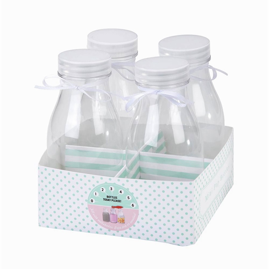 Pack de 4 mini botellas de leche - Comprar Online {My Karamelli