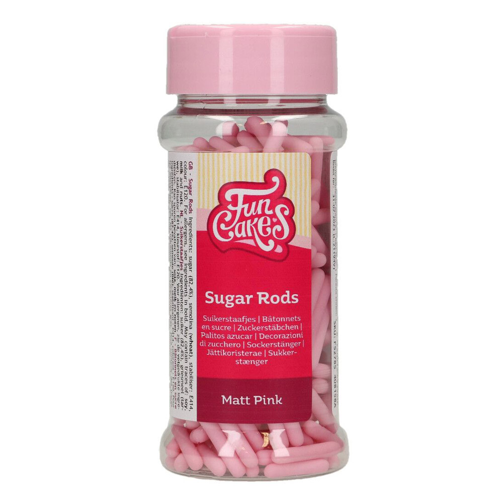Palitos de Azúcar Rosa Mate XL 70 gr