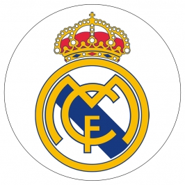 Papel comestible 20 cm Real Madrid