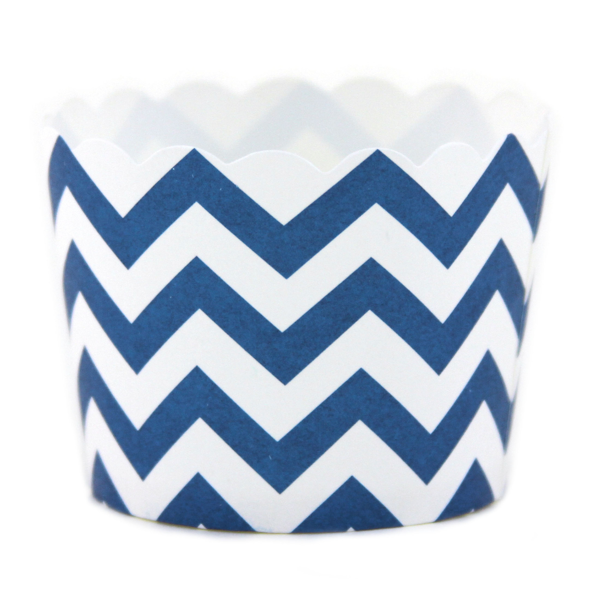 Party Candy cups azul chevron (24 uds)