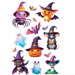 Pegatinas Infantiles Halloween – Diseños Divertidos