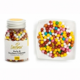 Perlas de azúcar multicolor