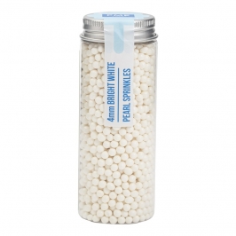 Perlas de azúcar blanco perlado 4 mm