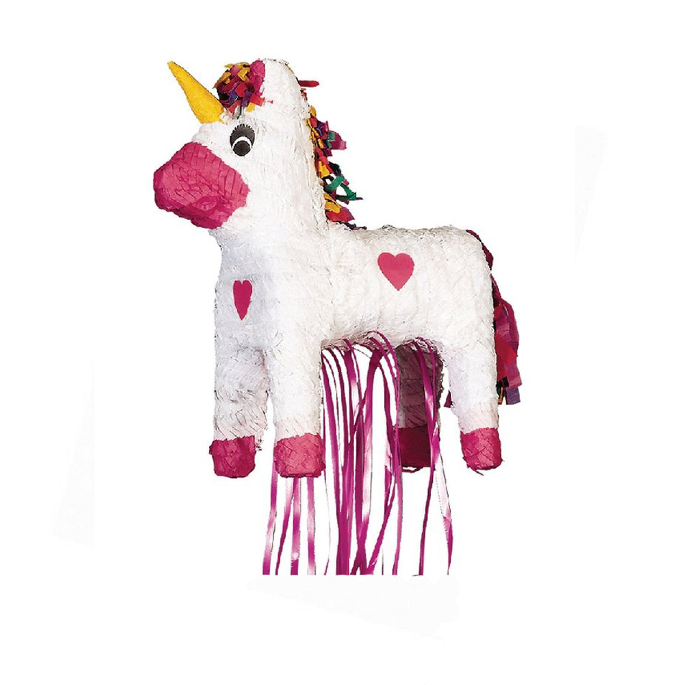 ▷ Piñata Unicornio Blanco Corazón 45 cm - My Karamelli ✓