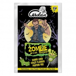 Zombie Lokopop Dip & Lick – Piruleta Pie con Pica Pica