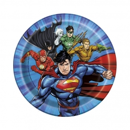 Platos de La Liga de la Justicia 17 cm