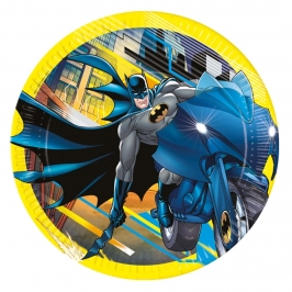 Platos de Papel Batman 23 cm 8 ud