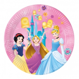 Platos de Papel Princesas Disney Daydream 23 cm 8 ud