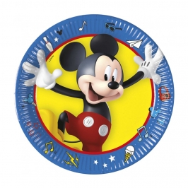 Platos de Papel Mickey Pals 19 cm 8 ud.