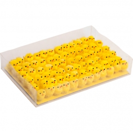 Pollitos de Pascua Amarillos 4 cm 48 ud