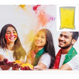 Polvo Holi Amarillo 200 g - para Fiestas y Eventos