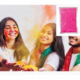 Polvo Holi Rosa 200 g - para Fiestas y Eventos