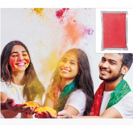 Polvo Holi Rojo 200 g - para Fiestas y Eventos