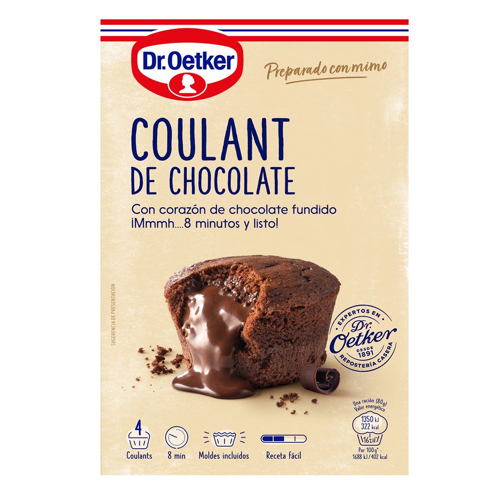 ▷ Preparado Coulant Chocolate 240 gr 8 ud - My Karamelli ✓