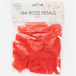 Pétalos de Rosa Color Rojo 144 ud