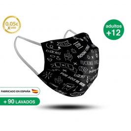 Mascarilla Reutilizable de Tela - Adulto Modelo 12