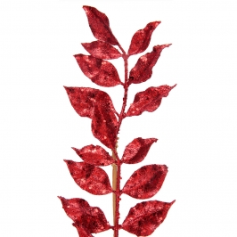 Rama Decorativa Rojo Brillante 80 cm