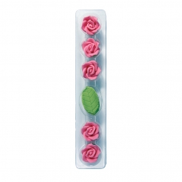 Rosas y Hojas de Azúcar 5 ud