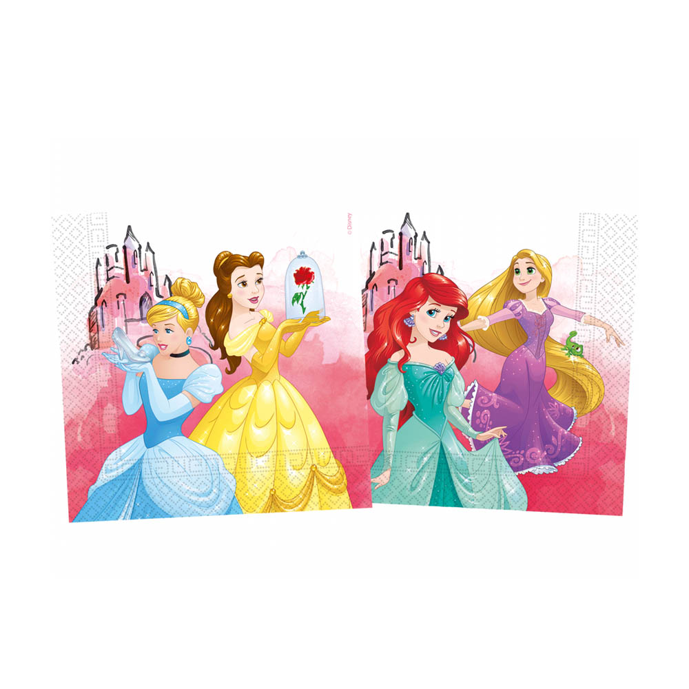 Servilletas Compostables Princesas Disney 20 ud