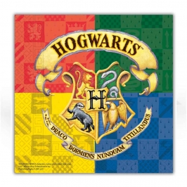 Servilletas de Papel Casas Harry Potter 20 ud