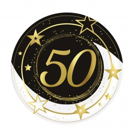 50 Set de Copas Regalo Aniversario Nº50 Bodas de Oro