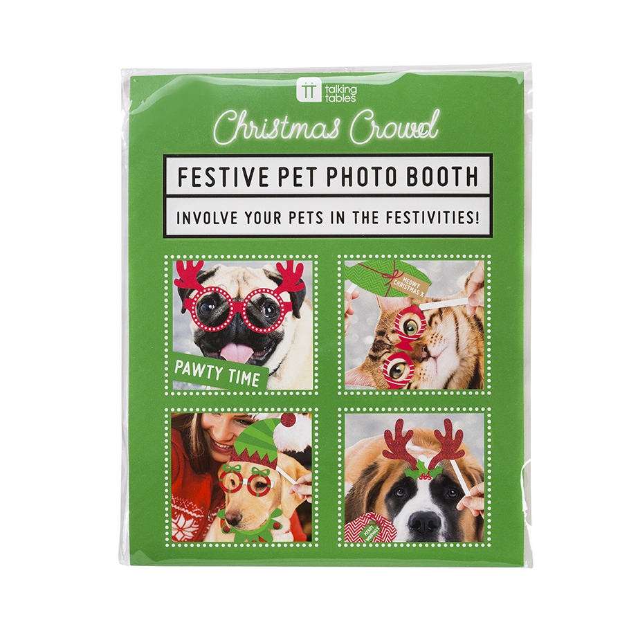 Set de 22 Accesorios de Photocall para Mascotas Navidad
