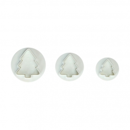 Set de 3 cortadores árbol de navidad