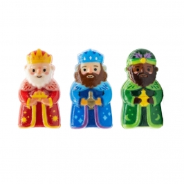 Set 3 Reyes Magos para Roscón Modelo Infantil