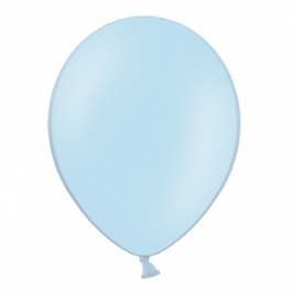 Set de 50 globos de látex Azul Bebé Pastel 30 cm