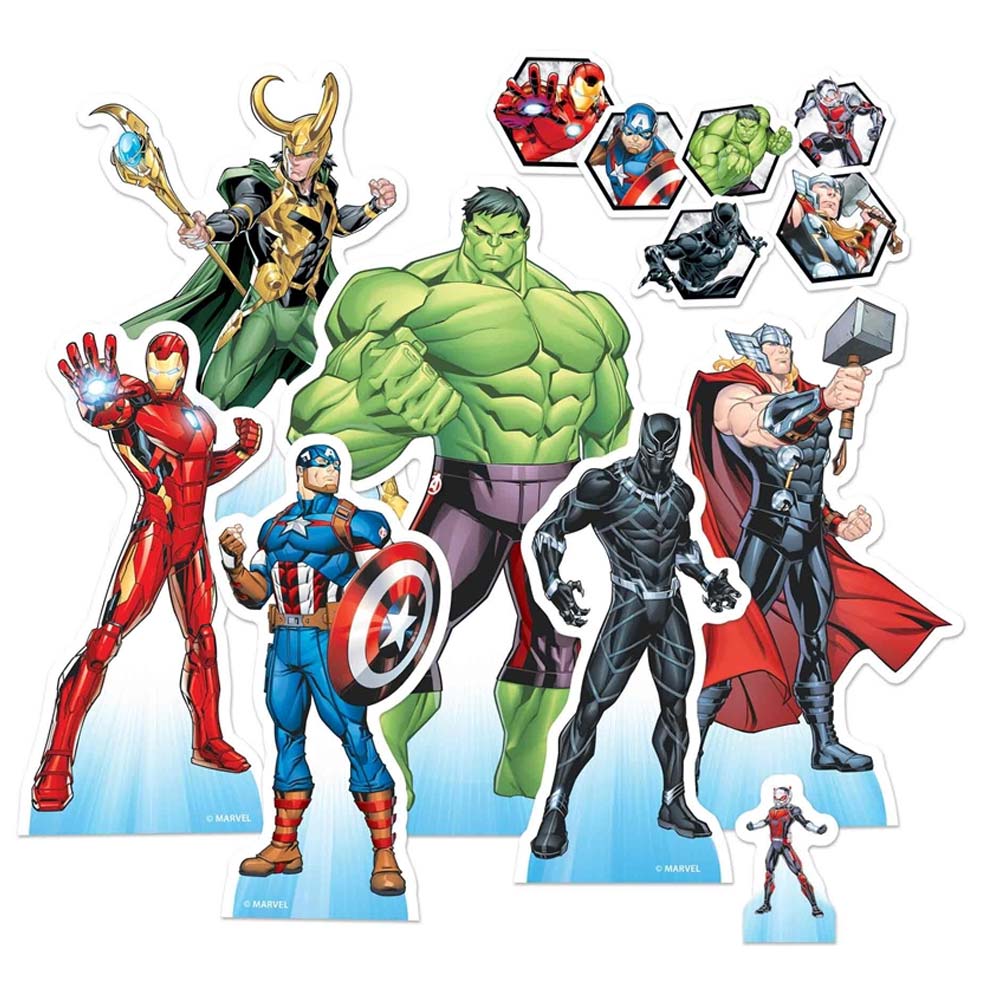 Bandeja en Madera de Marvel con los personajes de Avengers. – fusoregalos