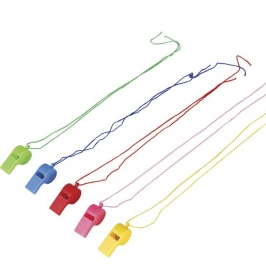 Silbatos con Cuerda Surtidos – Pack 4 Unidades