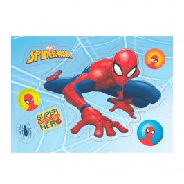 Silueta de Oblea para Tartas Spiderman 18 cm