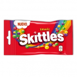 Skittles Frutas 38 g – Caramelos de Colores con Sabor Frutal