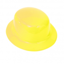 Sombrero Bombín Amarillo 26 cm