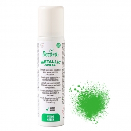 Spray Comestible Verde Metalizado 75ml