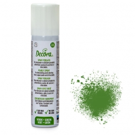 Spray Comestible Verde Perlado 75ml