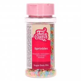 Sprinkles Sugar Dots Mix 80 gr - FunCakes