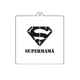 Stencil SuperMamá 8 cm