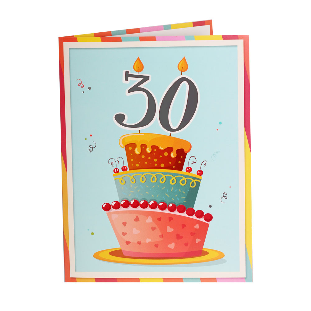 Tarjeta de Felicitación Gigante 30 Cumpleaños