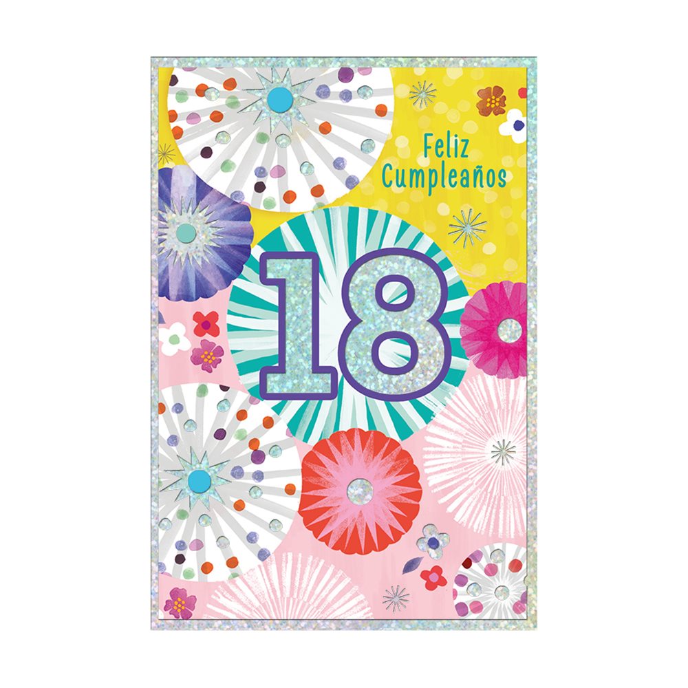 ▷ Tarjeta Felicitación 18 Cumpleaños - Envíos 24 hs ✓