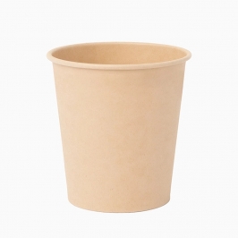 Vaso de cartón kraft 300 ml biodegradable para bebidas calientes